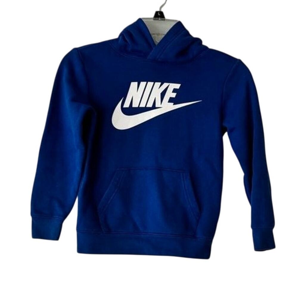 Nike Kids Blue Pullover Hoodie | Size Small 5-6Y